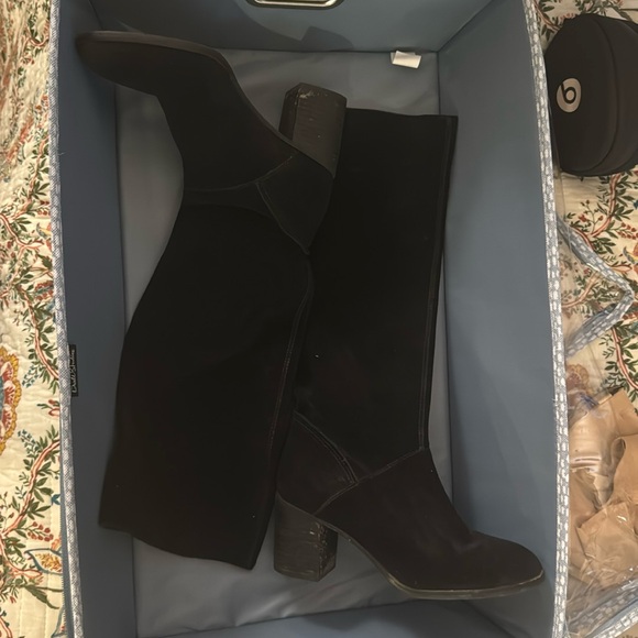 Frye & Co Phoebe Tall Slouch Suede Leather Boots - Picture 1 of 1